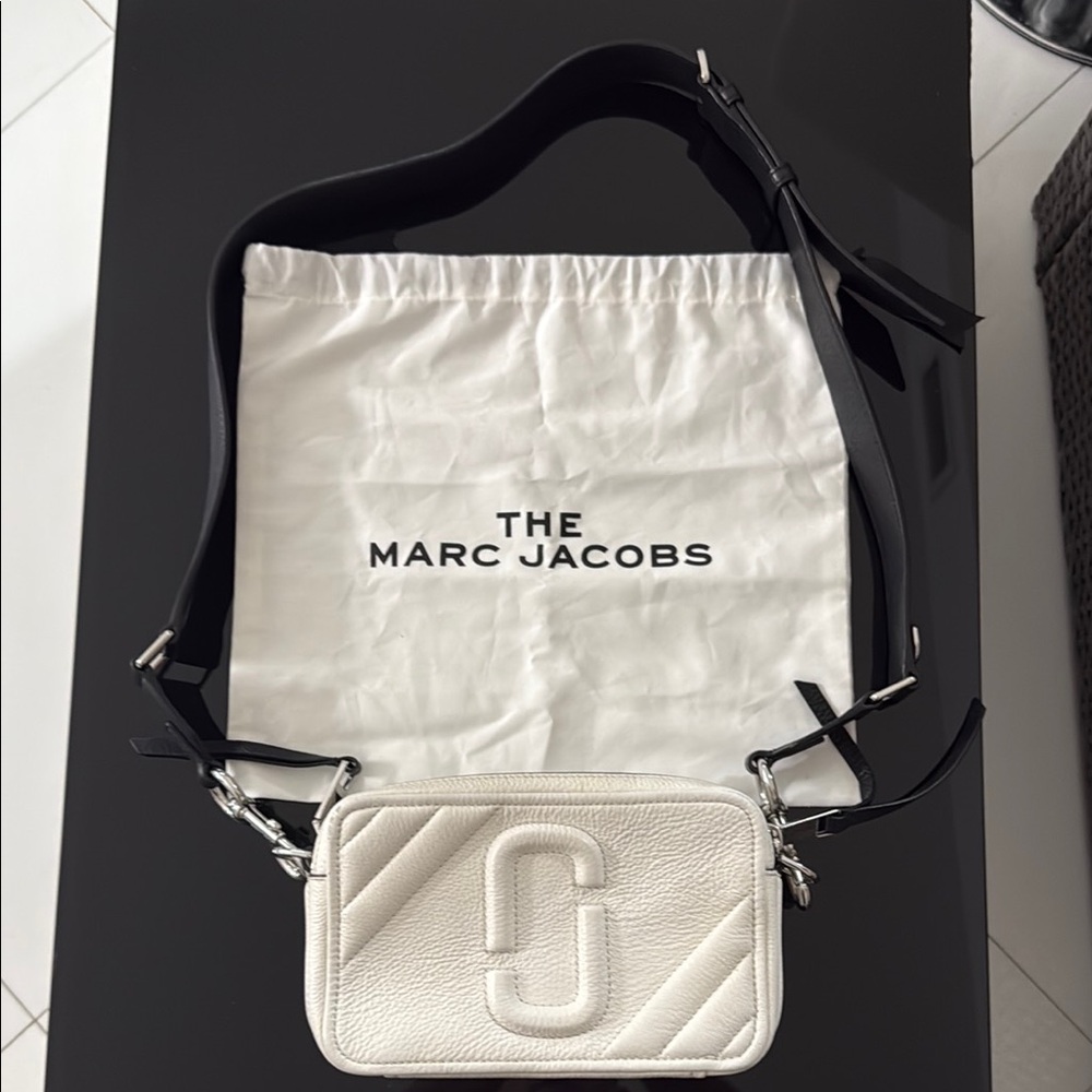 Marc Jacobs White and Black Belt Bag